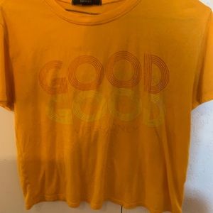 Yellow t-shirt